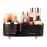 Molutsody Makeup Organizer for Vanity, Cosmetic Display Case with Drawers, Fits Makeup, Skincare Products, Brushes, Lipsticks, and Other Accessories, Versatile Storage Solution (Black)