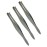 3 Vintage Style Square Tip Ribbed Professional Tweezers for Eyebrows Premium Precision for Facial Hair Splinter Ingrown Hair Removal Straight Tip Women men Made in Korea