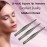 3 Vintage Style Square Tip Ribbed Professional Tweezers for Eyebrows Premium Precision for Facial Hair Splinter Ingrown Hair Removal Straight Tip Women men Made in Korea