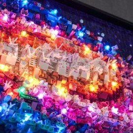 LocoLee RC LED Light Kit Compatible with Lego 31212 The Milky Way Galaxy (No Models) RC Creative Lighting Set Accessories Compatible with Lego The Milky Way Galaxy Set (RC Version Light Kit)