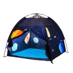 Kids Play Tent Lucky Castle Playhouse for Boys and Girls Easy Fun Dome Tent Camping Playground Pop Up Tent for Kids Indoor and Outdoor Imaginative Play Perfect Kid\'s Gift (Solar System)
