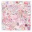 Pink Stickers 200Pcs, Girls Pink Aesthetic Stickers Waterproof Pink Decals Kawaii Pink Stickers Water Bottle Laptop Phone Skateboard Stickers for Kids Girls Teens
