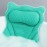 MTDLYICE Bath Pillow, Bath Pillows for Tub Neck and Back Support, Soft 4D Air Mesh Bathtub Pillow 16.5 x 17.3 INCH, with 6 Powerful Suction Cups, Bath Accessories Relaxing Gifts for Women (Lake Blue)