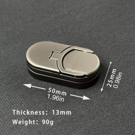 T-Conceal EDC Fidget Sliders Fidget Toys Stress Relief for Adults Magnetic Metal Target Push Slider Finger Push Spin Coins Decompression Toys EDC Haptic Slider