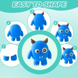 ARTPAR Air Drying Clay Kids 102 Colors, Modeling Magic Clay Kit with Sculpting Tools,Non-Toxic and Non-Sticky,Classroom Activities & Art and Crafts Creative Play Gifts for Boys & Girls Age 3-12