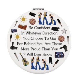 LQRI M Mia Musical Makeup Mirror Comedy Musical Gift Musical Gift M Mia Fans Gifts