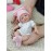 MYREBABY 7 Inch Miniature Silicone Full Body Reborn Baby Doll Micro Realistic Newborn Doll Lifelike Eyes Open Baby Girl Looks Like Real Babies Anti Stress Dolls