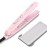 MELYDO Mini Portable Flat Iron, 0.7 Inch Dual Voltage Travel Hair Straightener - Small Flat Irons Hair Straightener for Short Hair, Curls Bangs, Worldwide-Use Travel Flat Iron, Pink
