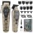 Karrte Professional Hair Clippers for Men Beard Trimmer Clippers Set Cordless Hair Cutting Grooming Haircut Kit with T-Blade Barber Starter Kit Rechargeable Adjustable LED Display