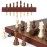 Strong Magnetic Chess Set for Adults & Kids, 15.4 Leather Chess Board & Handcrafted Wooden Chess Pieces with Storage Slots, Portable Travel Chess Game for Beginner and Professional