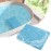 MABOZOO Bath Cushion for Tub with Powerful 4 Non-Slip Suction Cups,Quick Dry Mesh Bathtub Mat,Spa Pillow Bath Accessories for Adults Indoor Outdoor (Blue)