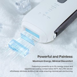 VRAIKO LYRA IPL Hair Removal Device, Laser Hair Removal for Women and Men, Sapphire Ice-Cooling Contact with Interchangeable Attachment Filters, More Skin-Friendly Long-Lasting & Painless Results VRAIKO LYRA IPL Hair Removal Device, Laser Hair Removal for Women and Men, Sapphire Ice-Cooling Contact with Interchangeable Attachment Filters, More Skin-Friendly Long-Lasting & Painless Results