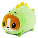 JOYIN Stuffed Animal, Kawaii Dinosaur Plush Toy, 11 Soft Plushie with Corgi Face, Cute Pillow for Kids and Adults, Birthday Surprise Gift for Boys and Girls (Corgisaur)