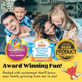 Happy Duo Family Dates 40 Scratch Off Cards - Fun Activities & Date Night Ideas for Kids and Parents - Adventure Card Game for Families - Unique Gift for Family Nights, Holidays, or Birthdays