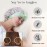 ZIMASILK 100% Mulberry Silk Bonnet for Sleeping Women Double Layer Hair Wrap with Silk Tie Band Natural Cap for Hair Care Stay on Head (1Pc, Purple + Green)
