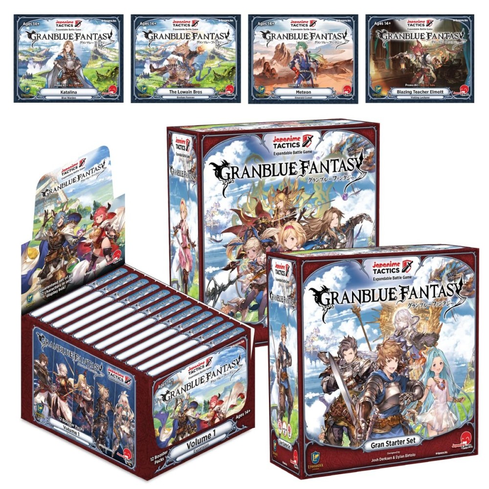 Japanime Tactics: Granblue Fantasy - Special Bundle | from The Creator of Dragon Fire | Strategize and Battle | 2-4 Players Ages 14+