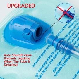 Hydration Bladder 3 Liter,Water Bladder Pack of 2,Water Storage Bag Reservoir Hydration Pack Replacement for Bicycling Hiking Camping Hunting Running