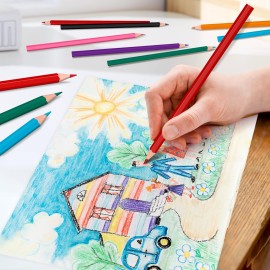 YEGEER 288 Count Colored Pencils Bulk, 12 Assorted Colors, Pre-sharpened Coloring Pencils Set for Kids and Adult, Teachers Essential Classroom Prizes, Back to School Supplies (One box)