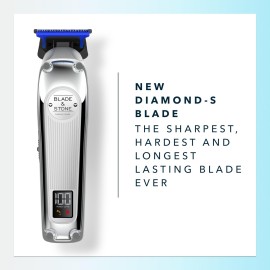 Blade & Stone Professional Hair Trimmer for Men PT301 | Diamond-S Blade | Micro-Gap Tech | 7200 RPM Durable Motor, All-Metal, Cordless Hair Trimmer - The Aviator
