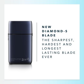 Blade & Stone PS501 Foil Shaver | Graphene-X Blade | Professional Foil Shaver for Men | 8000 RPM Durable Motor, All-Metal, Cordless Barber Shaver - Dark Night