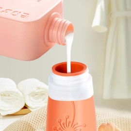 Vipop Empty 3 oz Travel Size Bottles Toiletries Containers for Toiletries LiquidsSmall Silicone Mini Refillable Leak Proof TSA Approved Travel Bottles for Creams Shampoo and Conditioner Traveling