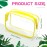 Weewooday 12 Pieces Clear Makeup Bags Cosmetic Storage Bags PVC Zipper Pouches Travel Waterproof Makeup Plastic Case for Women Organizing Toiletries Traveling Bathroom(Medium,Bright Color)