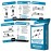 3 Pack - Dumbbell, Bodyweight & Yoga Pose Exercise Cards - Fitness Workout Playing Cards