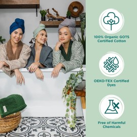 Sand Cloud Hair Towel Wrap for Women & Men, (Grey, Classic) - 100% Turkish Cotton Quick Hair Drying Towel Wrap - Absorbent Half Terry Weave Hair Plop Head Towel Wrap with Binding Edge Sand Cloud Hair Towel Wrap for Women & Men, (Grey, Classic) - 100% Turkish Cotton Quick Hair Drying Towel Wrap - Absorbent Half Terry Weave Hair Plop Head Towel Wrap with Binding Edge