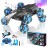 8WD Gesture Sensing Stunt RC Cars - 2.4Ghz 360 Rotation Remote Control Car with Spray, Light & Sound, Transform Drift Climbing Racing Vehicle, Birthday Toys for Ages 8-13 Boys Girls