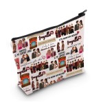 LEVLO HSMTMTS TV Show Inspired Cosmetic Bag HSMTMTS Is My Comfort Show Pencil Case Graduation Travel Gift for Mom BFF (it\'s now or never)
