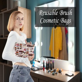 LEVLO HSMTMTS TV Show Inspired Cosmetic Bag HSMTMTS Is My Comfort Show Pencil Case Graduation Travel Gift for Mom BFF (it\'s now or never)