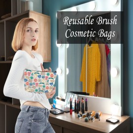 LEVLO Thrifting is My Therapy Pencil Case Thrift Queen Cosmetic Bag Thrift Store Shopper Birthday Gift for Mom BFF (THRIFT HAPPENS)