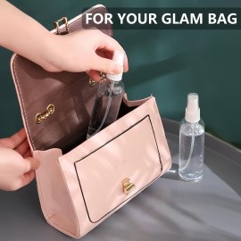 DTDNZKN 4 Pack 4 Oz (120ml) Small Spray Bottles - Fine Mist, Refillable, Reusable