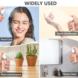 DTDNZKN 4 Pack 4 Oz (120ml) Small Spray Bottles - Fine Mist, Refillable, Reusable