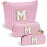 YOOLIFE Valentines Day Gifts | Teen Girl Gifts for 6-16 Year Olds, Makeup Bag with Multiple Compartments, Personalized Initials, Multiple Color Options