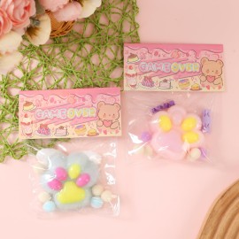 Taba Squishy Cat Paw Squeeze Toys,Sensory Fidget Toy for Your Best Mellow and Chill,Party Favors, Birthday Gift, Squishy Toys for Adults (Blue)