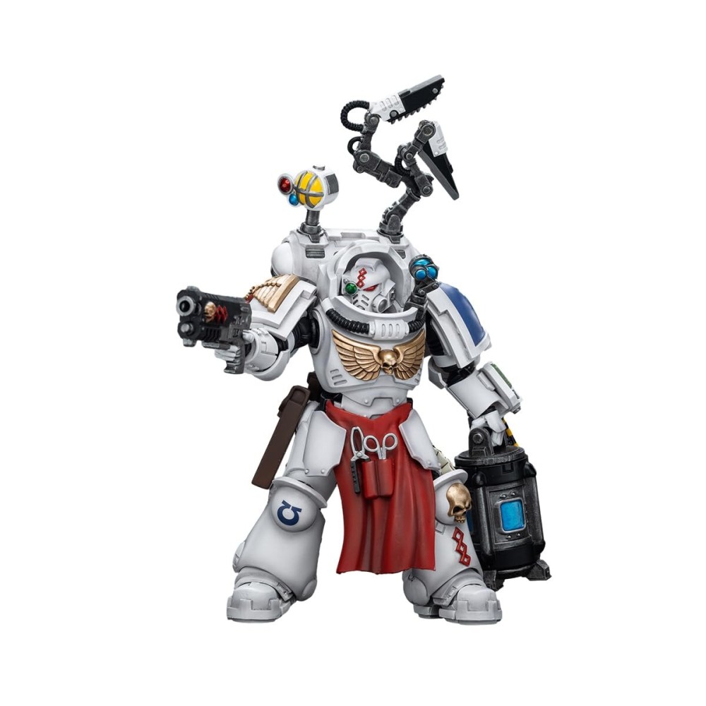 JOYTOY 1/18 Action Figure Warhammer 40,000 Ultramarines Apothecary Biologis Collection Model Birthday Gift