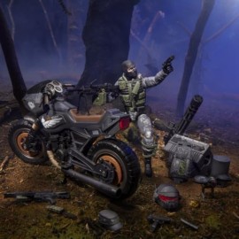 G.I. Joe Classified Series 127, Night Force Jason Shockwave Faria & Night Pursuit Cycle, 6 Action Figure, Exclusive