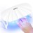 MEFA UV Light for Gel Nails, 12W Mini UV Nail Lamp with 6 Pcs Lamp Beads, 2 Times LED Nail Light, White Portable USB Nail Dryer for Travel Professional UV Light for Home Salon