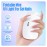 MEFA UV Light for Gel Nails, 12W Mini UV Nail Lamp with 6 Pcs Lamp Beads, 2 Times LED Nail Light, White Portable USB Nail Dryer for Travel Professional UV Light for Home Salon