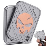 D.G.PLAYER Fidget Toys Adults- Magnetic Metal EDC Fidget Slider for ADHD, Relieve Stress, Tension, Anxiety - Focus - Find Inspiration, Backpack, Purse Hanging Decoration (Alloy,Platinum)