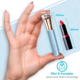 Professional Fast, Precise, Painless Facial Hair, Lips and Chin Remover for Women, USB Rechargeable Facial Epilator, 18K gold-plated hypoallergenic 13mm Dual ring floating head, 360 LED light