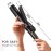 Lanvier 1 1/2 Inch Curling Iron 1.5 Barrel Curling for Medium & Long Hair with Soft and Relax Curls, Up to 450F Worldwide Voltage (100-240V) Hair Curler for Traveling, Hair Waving Style Tool - Black