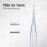 Velodios Pointed Tweezers for Women Facial Hair, High Precision Eyebrow Tweezers for Eyebrows, Ingrown Hair, Splinters, No Gaps and Perfectly Aligned