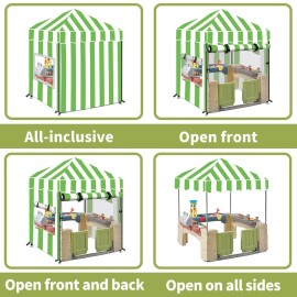 HMOCK Kids Outdoor Playhouse Cover, Outdoor Playset Cover (Green)