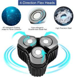 Sakioo Mini Electric Shaver for Men,Pocket Size Washable Electric Razor,Car and Travel Shavers for Men, Electric Shaver USB Mini Shaver Charging Suitable