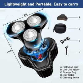Sakioo Mini Electric Shaver for Men,Pocket Size Washable Electric Razor,Car and Travel Shavers for Men, Electric Shaver USB Mini Shaver Charging Suitable