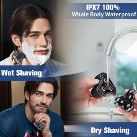 Sakioo Mini Electric Shaver for Men,Pocket Size Washable Electric Razor,Car and Travel Shavers for Men, Electric Shaver USB Mini Shaver Charging Suitable