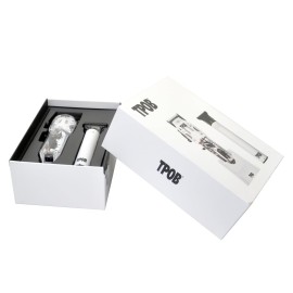 TPOB White Slime 2 Splatt Clipper Trimmer Set Barber Hair Clippers for Men 6800 RPM