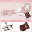 YOOLIFE Monogram Makeup Bag - Personalized Gifts for Women Teenage Girls Purple Corduroy Cotton Cute Cosmetic Bag Make Up Bag Thank You Gifts Wedding Bridesmaid Gifts Teacher Gifts for Women Letter C